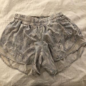 LuluLemon White Camo Shorts